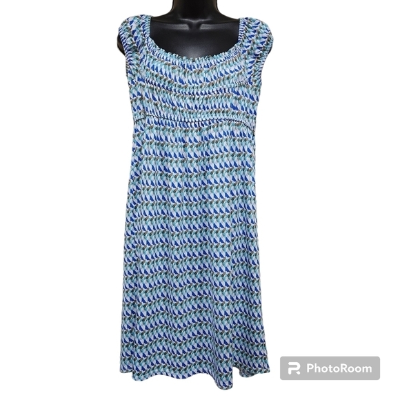 AA Studio Cap Sleeve Midi Length Dress Size 10 - Picture 5 of 9